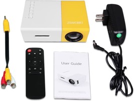 Portable Mini Projectors Led Micro Projector 1080P Home Party Meeting Theater - £33.10 GBP