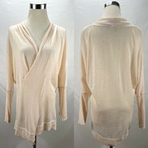 Anthropologie Knitted &amp; Knotted Surplice Long Pullover Sweater Lightweight Tunic - £22.75 GBP