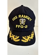 USS Ramsey  FFG-2 Men&#39;s Baseball Cap Adjustable Snapback Hats USA - $41.61 CAD