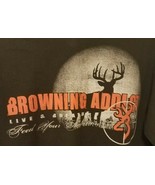 Browning Graphic LS Tee Men&#39;s Shirt Size M Feed Your Addiction Browning ... - $11.64