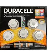 Duracell 5 LED Puck Lights with Directional Base Remote Control, W/ Batt... - €25,85 EUR