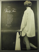 1953 Vanity Fair Shirt-tail pajamas Ad - Photo by Mark Shaw - Only by Vanity  - £14.53 GBP