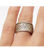 925 Sterling Silver - Vintage Modernist Celtic Band Ring Sz 6.5 - RG3102 - $53.72 CAD