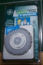 GE 7-DAY RANDOM TIMER - Pre-programmed for Vacations - GE5111-71M - NEW! - $10.99