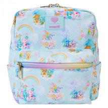 Care Bears Clouds All Over Print Square Mini Backpack By Loungefly Multi-Color - £35.11 GBP