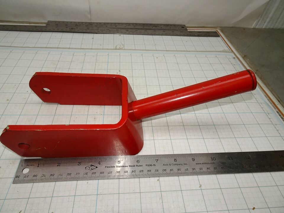 Caster Yoke Red Color Like Toro Yazoo  Measurements in Photos No Part Nu... - $36.77