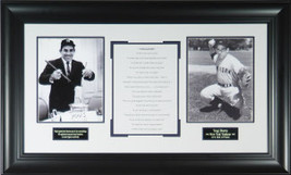 Yogi Berra unsigned 2 Photo YOGI-ISMS 34X21 Custom Framed - £99.06 GBP