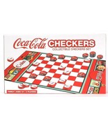 MasterPieces Coca-Cola Checkers Collectible Set 2 Player Family Game Age... - £25.95 GBP