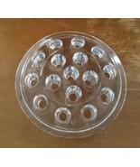 Flower Frog 16 Hole Clear Glass 5&quot; Floral Arranger for 4 1/2&quot; Opening - $9.46