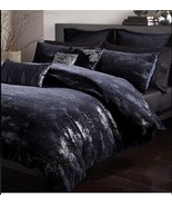 Donna Karan Sapphire Collection 4pc King Duvet Set Indigo Velvet NIP $1485 - €479,18 EUR