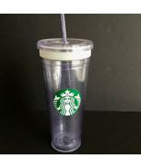 Starbucks 2011 Venti Clear Double Wall Acrylic Cold Cup Tumbler (24 oz) ... - £14.89 GBP