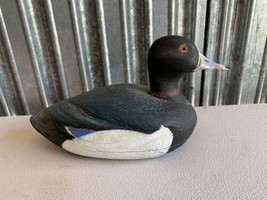 Vintage Wooden Hand Carved Duck Decoy Bird 10x4.5x5.5 - $55.71