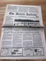 Natick MA Bulletin August 4 1983 Dug Pond teenage pregnancy - £11.35 GBP