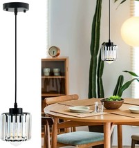 Modern Kitchen Island Lighting Fixture Pendant Crystal Contemporary Hanging Mini - £17.98 GBP