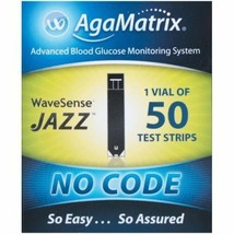 AgaMatrix WaveSense Jazz Test Strips x 50 - $473.43 MXN