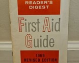Reader&#39;s Digest First Aid Guide: 1966 Revised Edition Pamphlet - $7.59