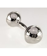 Tiffany &amp; Co. Vintage Old Style Sterling Silver Dumbell Baby Rattle Some... - £236.70 GBP