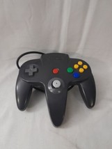 Black/Smoke Nintendo N64 Authentic Official Original OEM Controller Test... - $29.69