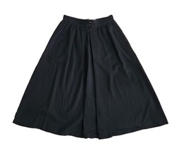 JH Collectibles Midi Skirt Sz 12 Black 100% Wool VTG USA Union Made Busi... - $21.68