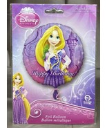 Disney Princess Happy Birthday! Foil Balloon Tangled Rapunzel 17&quot; - £1.96 GBP