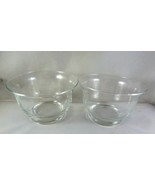 Princess House Exclusive 1991 Heritage Handblown Crystal 2 Revere Bowls ... - $27.00 CAD