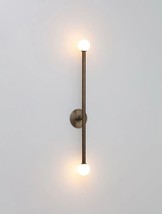 Mid Century Style Wall Sconce Brass Antique Home Interior Wall Lamp Decor Wall - £141.06 GBP