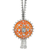The Cracker Box  Inc Christmas Ornament Kit JOan Brooch on Orange Golden... - $85.00