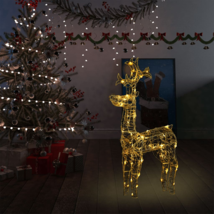 Reindeer Christmas Decoration 90 LEDs 2x1x3 ft Acrylic - £90.09 GBP