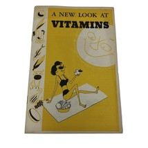 Vintage A new look at Vitamins 1953 GM Staff Brochure booklet pamphlet 50&#39;s - $16.68