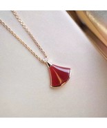 BVLGARI DIVAS&#39; DREAM Carnelian Diamond 18K Gold Necklace - $1,680.00