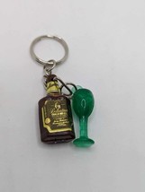 Mini Ballentine Gold Seal SP Res Scotch Whisky+Green Glass Keychain(Non ... - $29.72