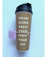 Kate Spade Roast Blend Brew Press Froth Pour Sip Thermal Mug - $69.27