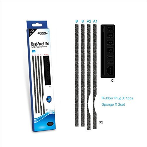 Dobe PS4 Pro Dust Proof Kit Cover Set for Sony PlayStation 4 Pro Console... - $9.79