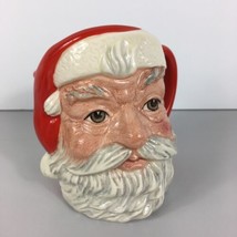 D6705 Santa Claus Toby Mug Royal Doulton Character Face Jug Christmas 1983 4.5&quot; - £38.91 GBP