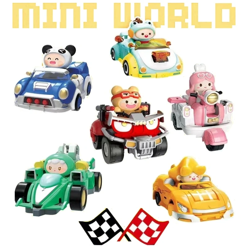 Mini World Alliance Transformation Robot Deformation Car Children&#39;s Toy Racing - £25.11 GBP