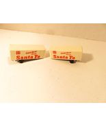 HO TRAINS - PAIR OF SANTA FE CONTAINERS- EXC. - S31OO - $5.98 CAD