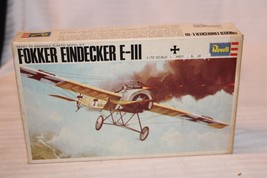 1/72 Scale Revell, Fokker Eindecker E-III Airplane Kit #H-64 BN Open Box - $36.00