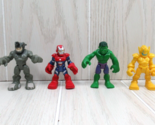 Hasbro Heroes Spider man Rhyno, Iron Man Incredible Hulk Ultron lot 4 fi... - $10.39
