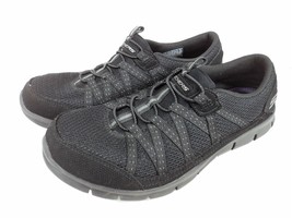Skechers Women&#39;s Gratis Strolling Black Sneakers 22823W - Size 7.5 Slip-On Shoes - £19.46 GBP