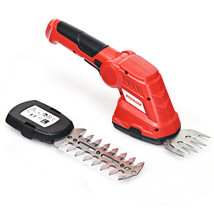 3.6V 2-in-1 Cordless Grass Shear Cutter Shrub Trimmer w/Rechargeable Battery - £47.30 GBP