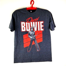 David Bowie Gray Men&#39;s Tee Shirt - £15.69 GBP