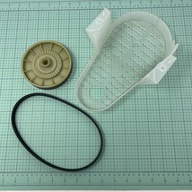 Used Kenmore Whirlpool Washer Pulley with Shield &amp; Belt - £19.91 GBP