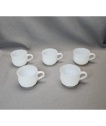 Vintage Jeannette Della Robbia Fruit Fruits Coffee Tea Cups Milk Glass S... - £15.57 GBP