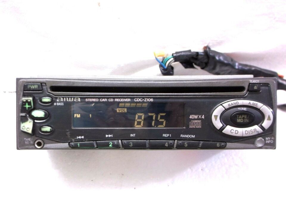 AIWA  RADIO/CD/RECEIVER/PLAYER/ 40WX4/ AUX. PLUG - $4.20