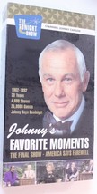 Johnny&#39;s Favorite Moments VHS Tape Johnny Carson Tonight Show Final Episode S2B - £7.42 GBP