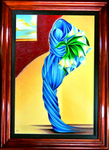 Noel Suarez-Still Life with Callas III-Framed LE Mix-Media Giclee/Canvas/Signed - £679.52 GBP