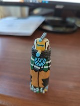 3&quot; Hand carved and painted New Mexico Zuni Kachina doll signed - €42,53 EUR