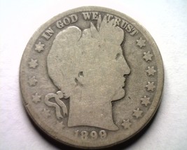 1899-O Barber Half Dollar About Good / Good AG/G Nice Original Coin Bobs Coins - £20.45 GBP