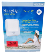 New in the Box VERILUX Happy Light Liberty 5K Energy Lamp Light Therapy ... - $23.72