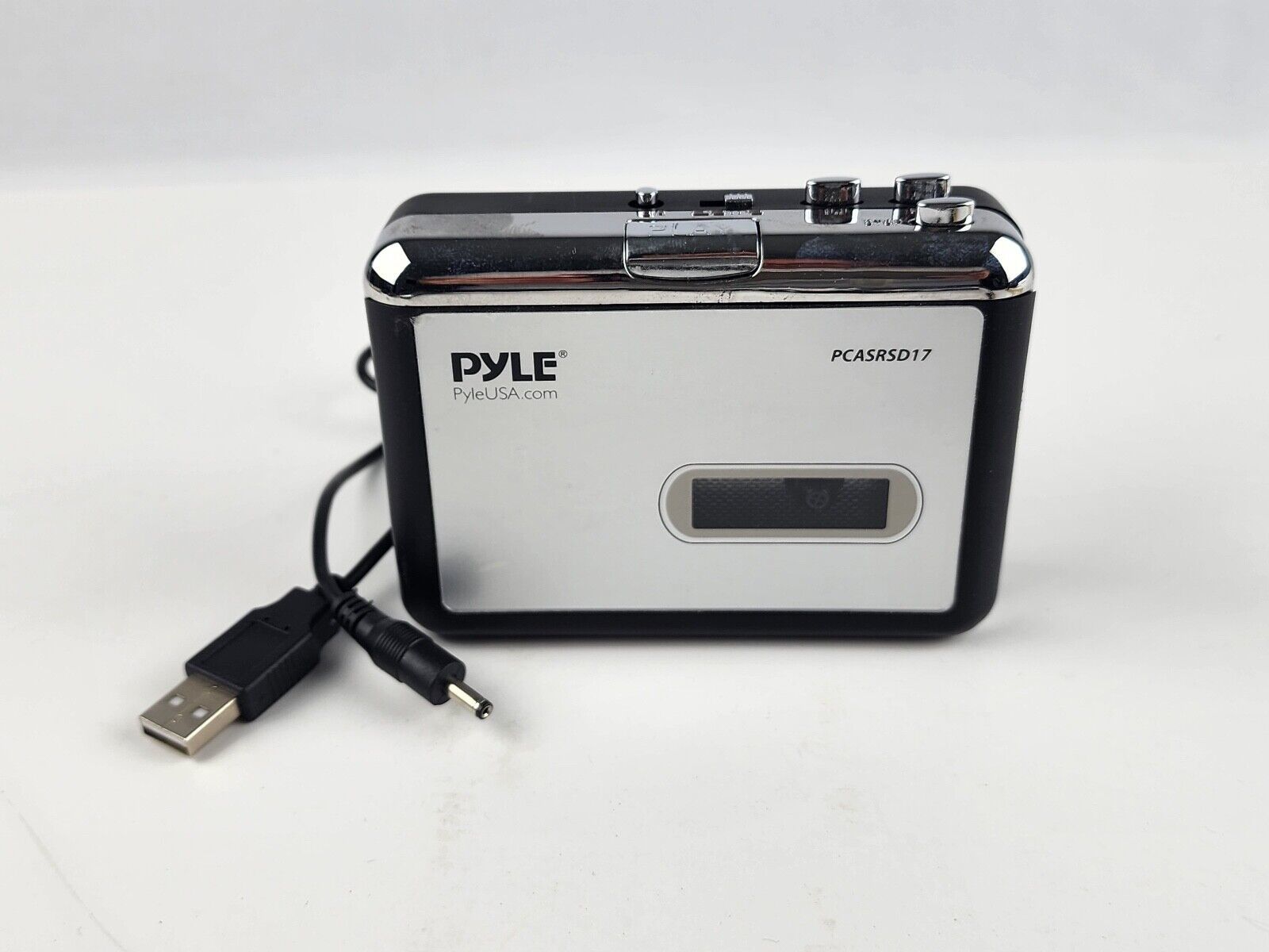 Pyle Portable Cassette to MP3 Converter USB connection Walkman size Working - $23.75